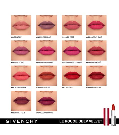 givenchy 10 rouge provocant reddish pink|givenchy le rouge deep velvet.